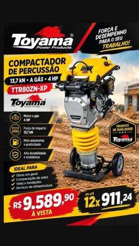 Compactador de percussão