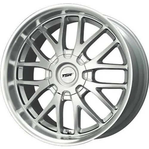 Roda aro 15 TSW kyalami Prata com Borda diamantada Peugeot 4X108 Jogo Novo
