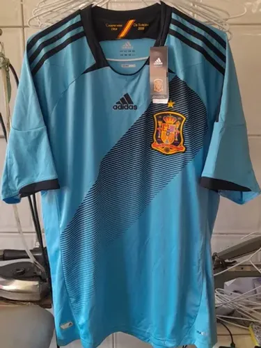 CAMISA GOLEIRO ESPANHA ADIDAS EUROCOPA 2008 AUSTRIA SUICA NOVA FRETE GRATIS