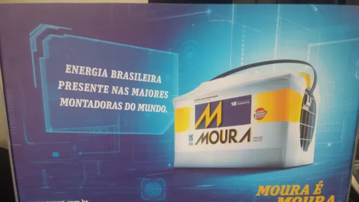 Bateria 60 amperes Moura original de montadora 2 anos Garantia
