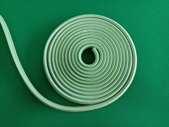 Borracha L para mesa de Bilhar, Sinuca - Metro