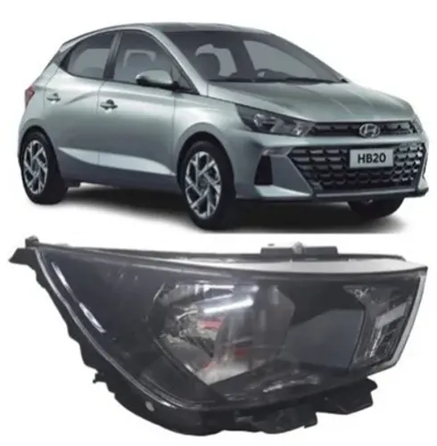  Farol Hyundai Hb20 S/LED 2023 a 2025 Direito
