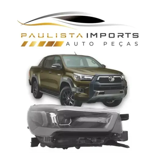 Farol Hilux Srx 2021 2022 2023 2024 ( Novo Full Led 