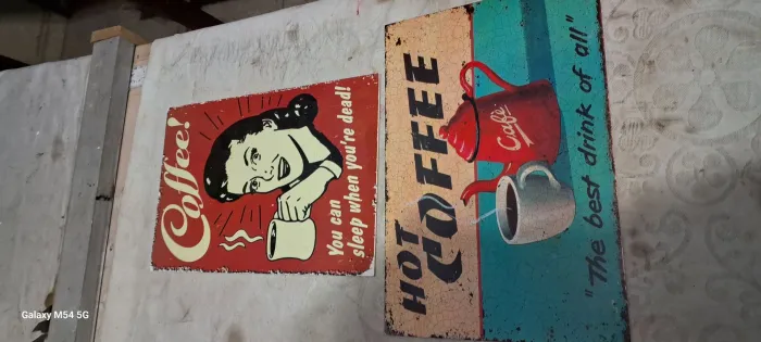 Placas Decorativas - Café - Vintage, preço unitario