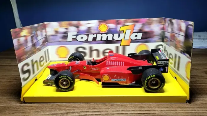 Miniatura Carro De Fórmula 1 F310 Shell 1:20 Michael Schumacher (Coleção 1996)
