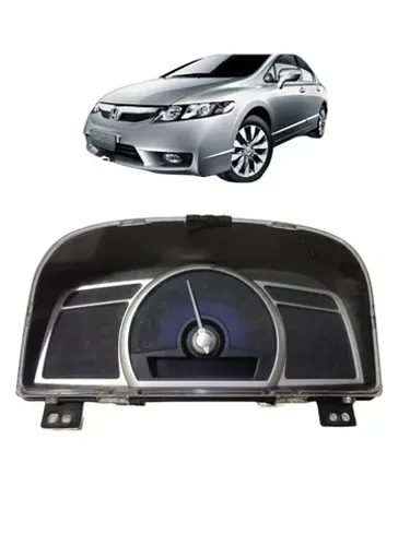 Painel Instrumentos New Civic 2007 a 2011 com detalhe