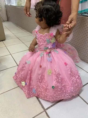 Vestido jardim encantado/princesa