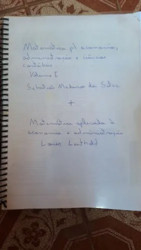 Livros de Matemática para Administração e Economia