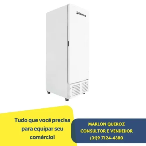 Congelador Vertical Imbera Porta Cega 