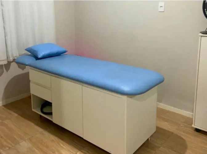 Maca fixa com armário MDF
