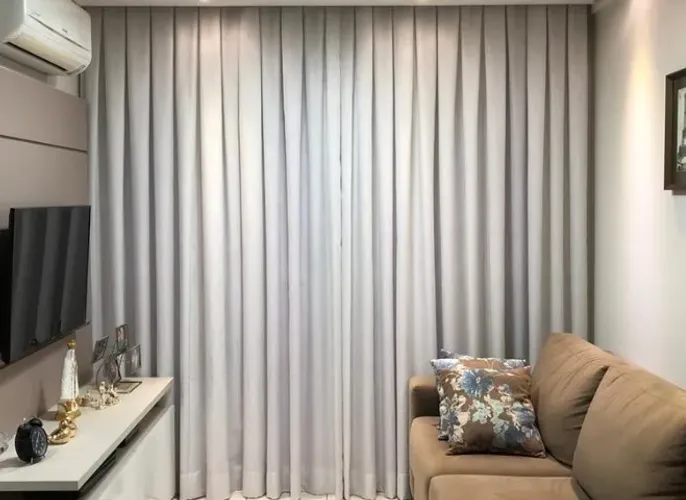 Cortinas Prega Macho de Linho, Voil e Chiffon - Elegância e Conforto para Sua Casa!
