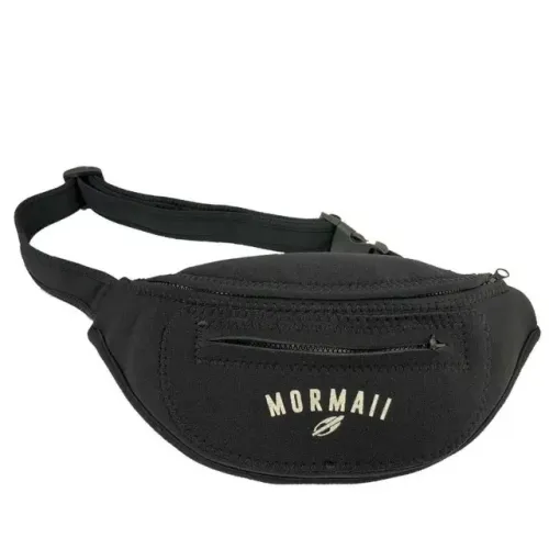 Pochete Mormaii 2 zippers - Nova - Preto/Branco - Garantia - Nota Fiscal
