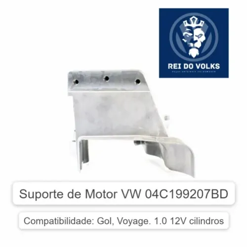 Suporte de Motor VW 04C199207BD,  Gol, Voyage, 1.0 3 cilindros 
