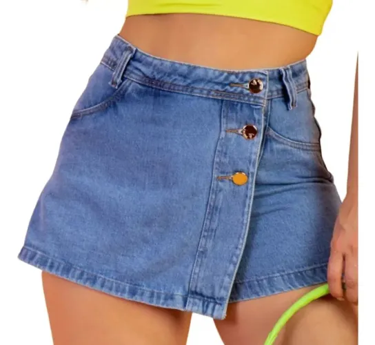 Short Saía Jeans tamanho 38