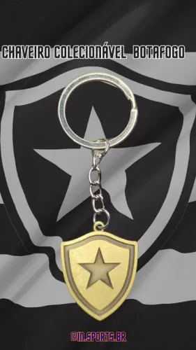 Chaveiros colecionáveis com escudo de times de futebol
