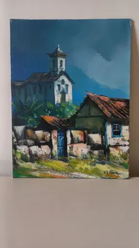 Quadro tela artista Marco Antonio Moreira