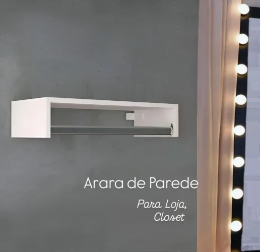 Arara de Parede para Loja ou ClosetCloset