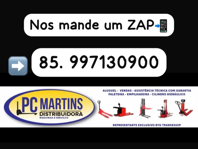 Paleteira Patinha Empilhadeira Docas Patinha transpaleteira