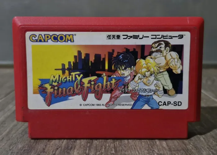 MIGHTY FINAL FIGHT FAMICOM NINTENDINHO JAPONES ORIGINAL 