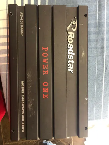 Amplificador de som Roadstar Power One 2.400w 