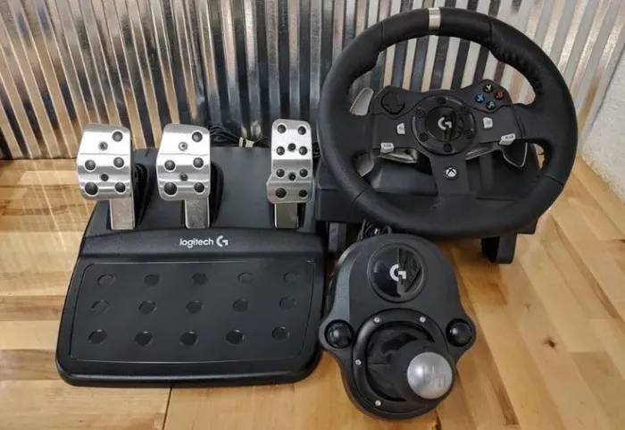 Kit Volante Logitech G920 Driving Câmbio Logitech