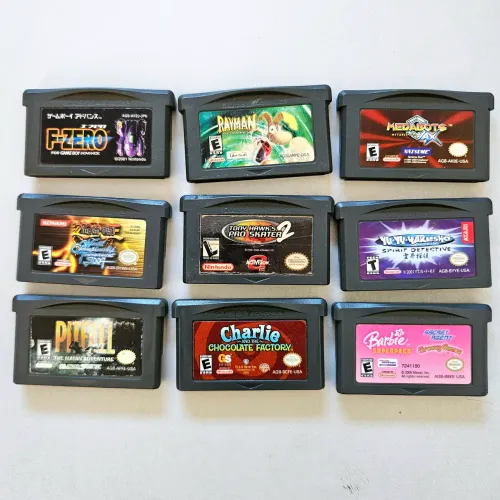 Jogos Game Boy Advance GBA Yugioh Medabots fzero Nintendo