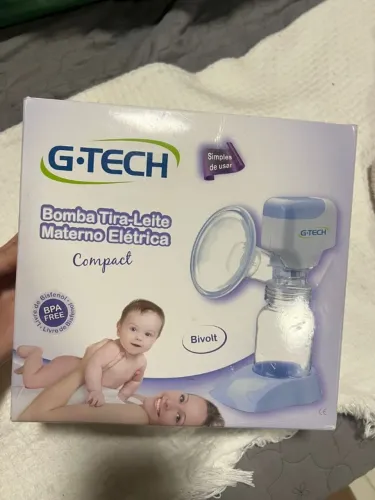 Bomba para Tirar Leite Materno Automática Compacta Bivolt - G-TECH