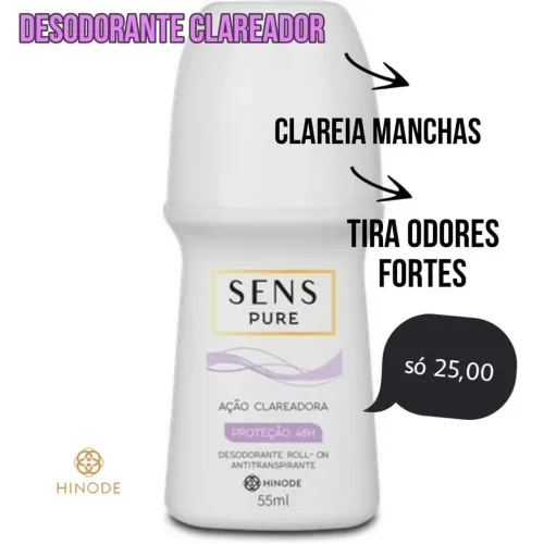 Desodorante Clareador Sens Hinode - 55ml