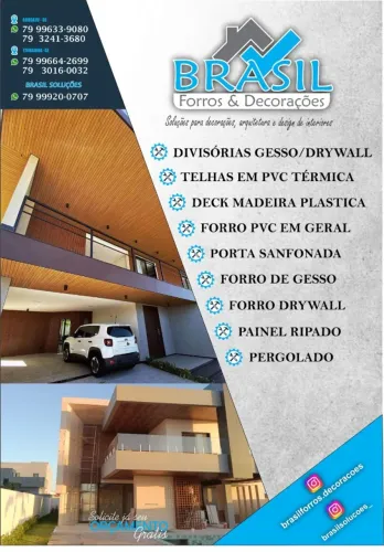 FORRO PVC, DRYWALL, RIPADO DE PVC E ALUMINIO , FACHADA EM ACM E MUITO MAIS
