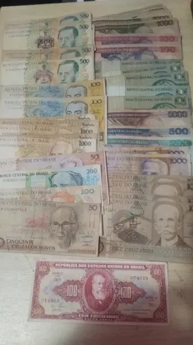 Cedulas Antigas Moedas Nacionais