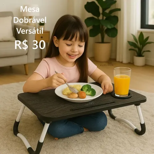Mesa dobravel versátil para computador