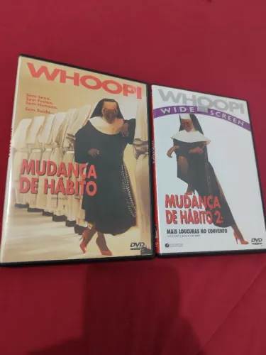 DVDs Mudança de Hábito 1 e 2 - Whoopi Goldberg