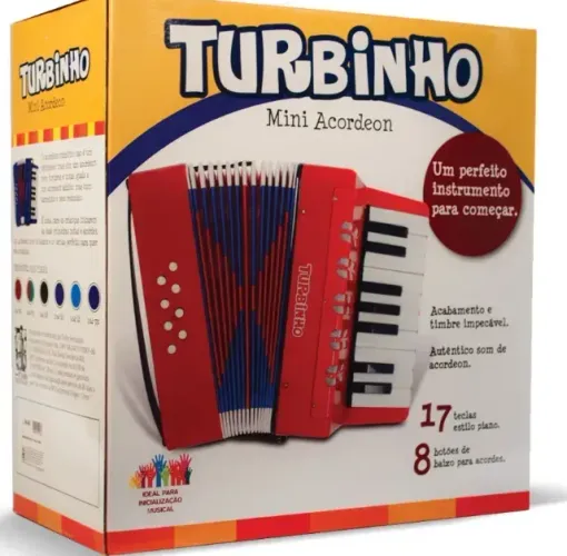 SANFONA INFANTIL TURBINHO - AZUL