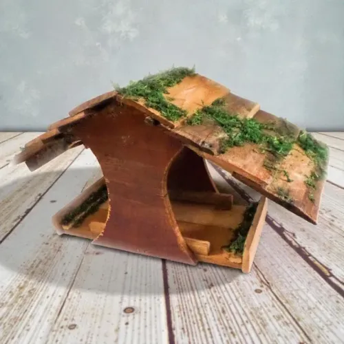 Comedouro de pássaros decorativo - peça única!
