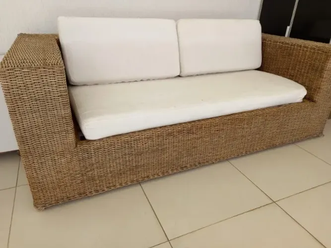 Sofá para Varanda ou Terraço em Fibras Naturais