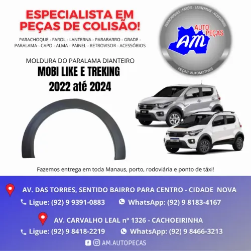 moldura do paralama mobi like trekking