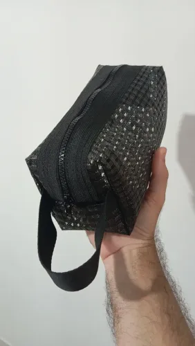 Nécessaire de tela sintética trançada