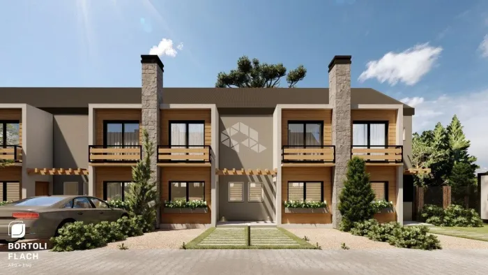 Casa em condomínio com 2 suítes, 72,68m² no Vale dos Pinheiros, em Gramado