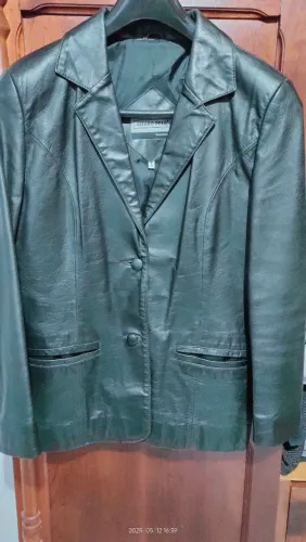 Blazer Feminino Couro Pelica Legítimo -| Tamanho G|Marca Couro Pele|Pouquíssimo Uso|.