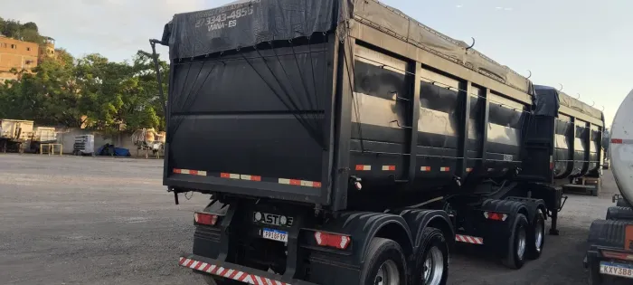 Bitrem basculante bicaçamba 