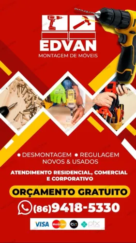 Montagem e desmontagem de móveis - Edvan