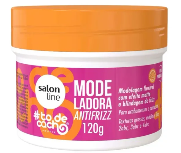 Pasta Modeladora Matte Antifrizz Salon Line To de Cacho 120g