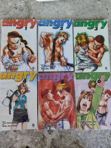 Mangá Angry - Completo - 6 Volumes