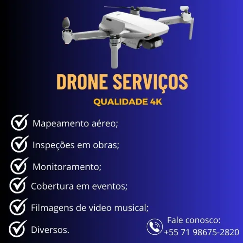 Filmagem aereas com  Drone 4K e vídeo clipes