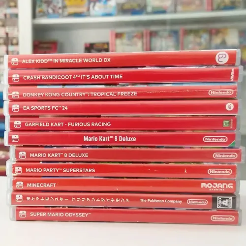 Seminovos Jogos Nintendo Switch disponíveis