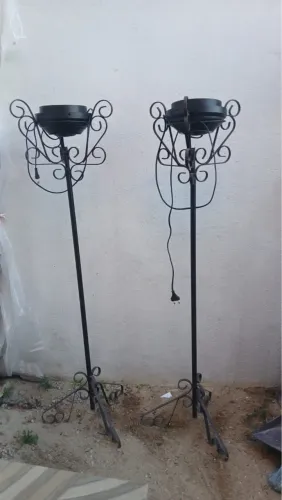 Arandelas de ferro para iluminação