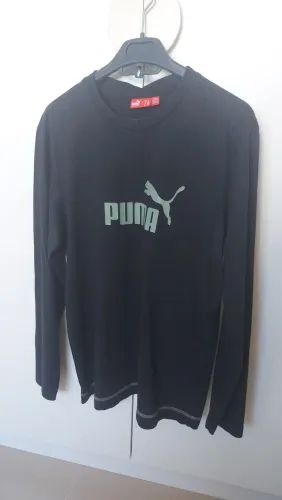 Camiseta de manga longa Puma Original preta