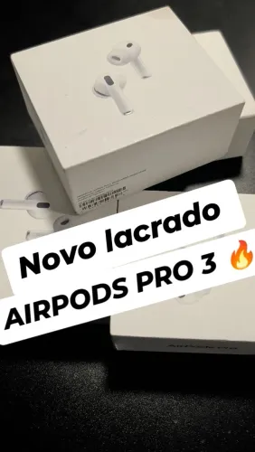 Airpods pro 3 novo lacrado