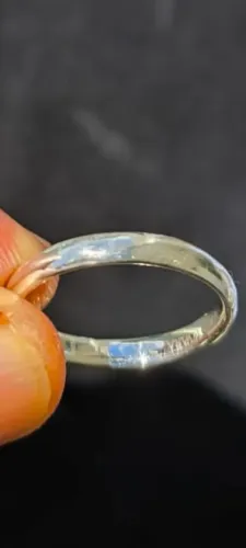 Aliança vivara de prata 