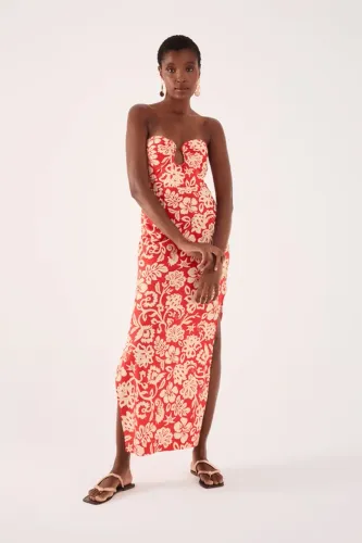 Vestido Cropped estampa veraneio DRESS TO novo com tag tamanho M